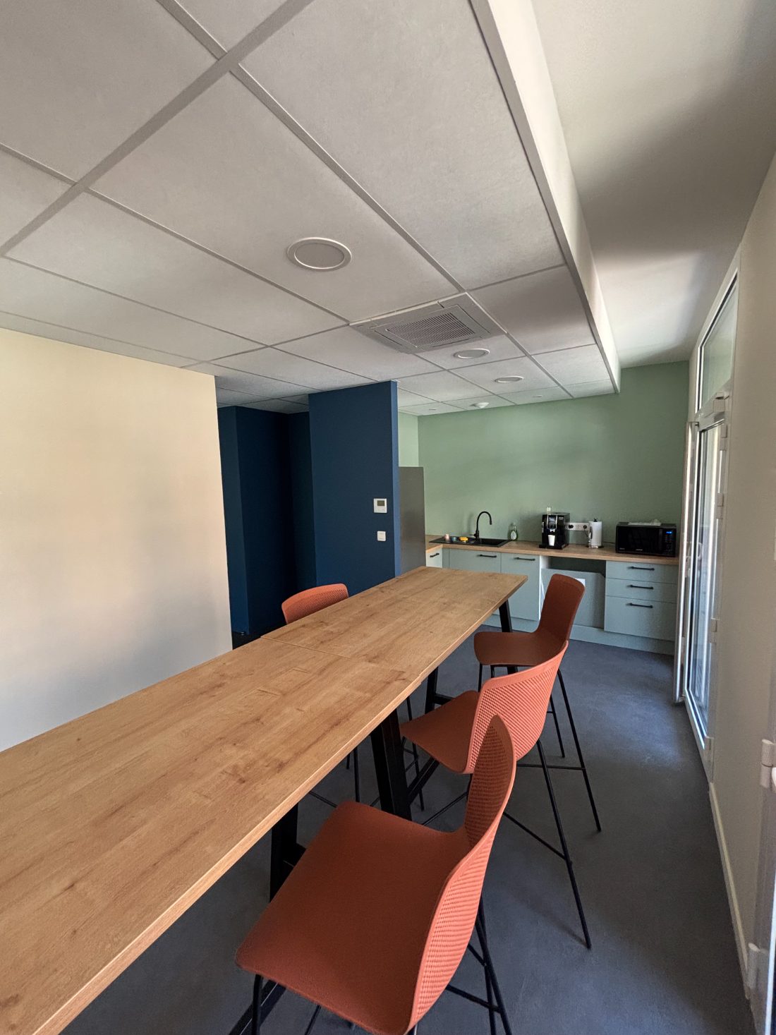 Espace détente et cuisine